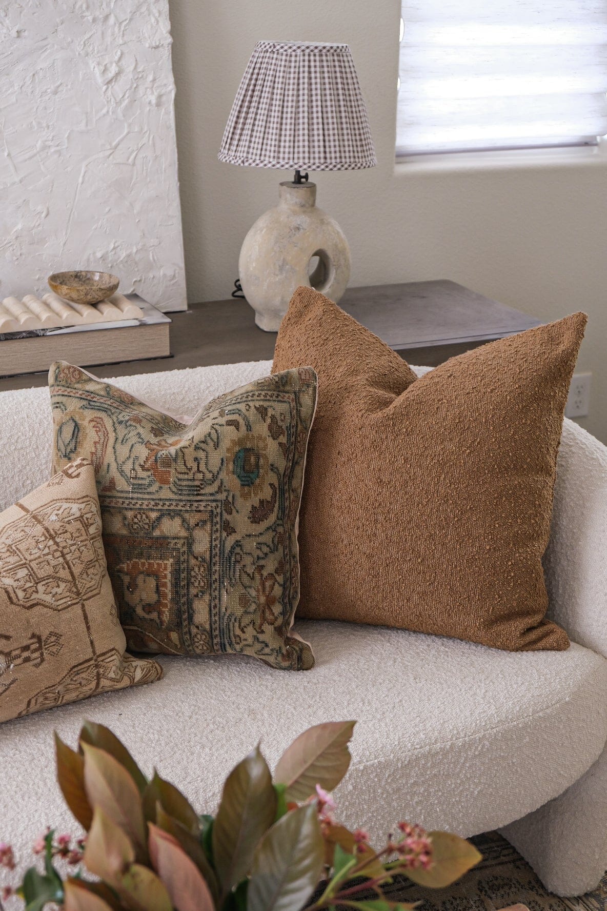 Boucle Pillow: Latte Classics Twenty Third by Deanne 